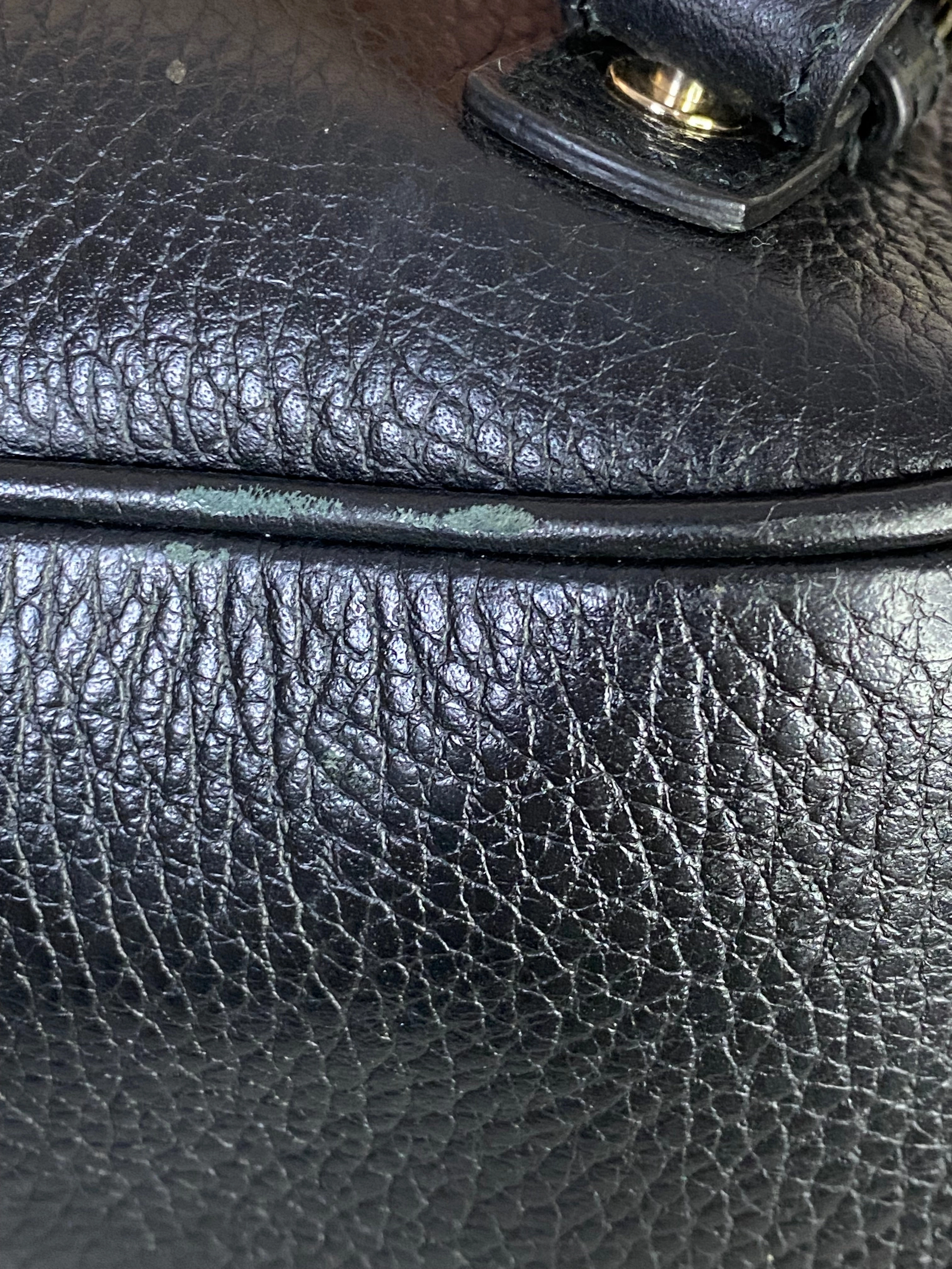 Gucci Black Soho Backpack Bag with Chain