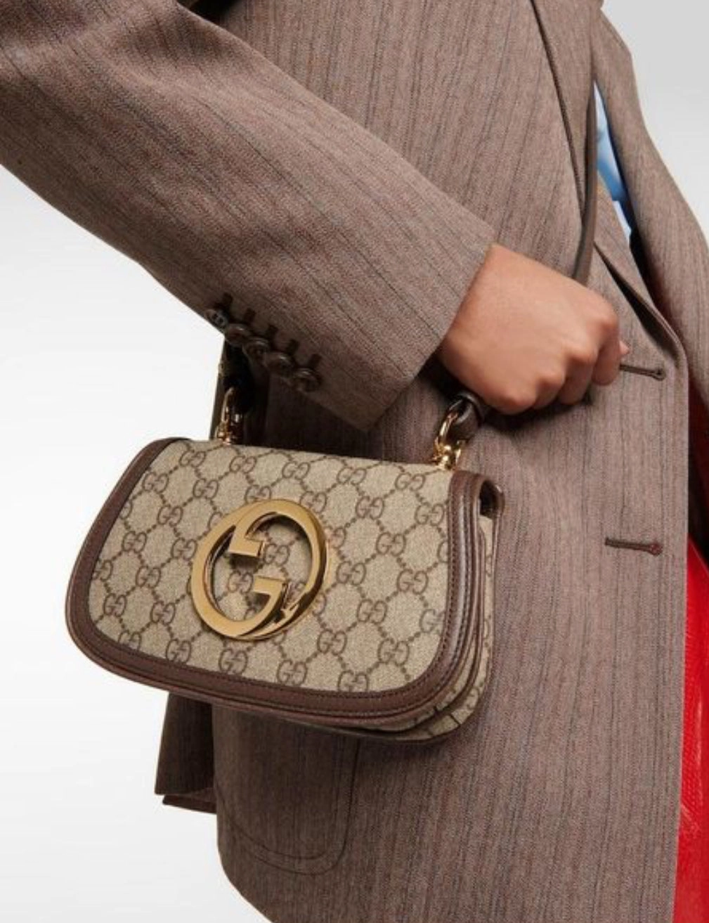 GUCCI Blondie Chain Linked Mini Shoulder Crossbody Bag (New)