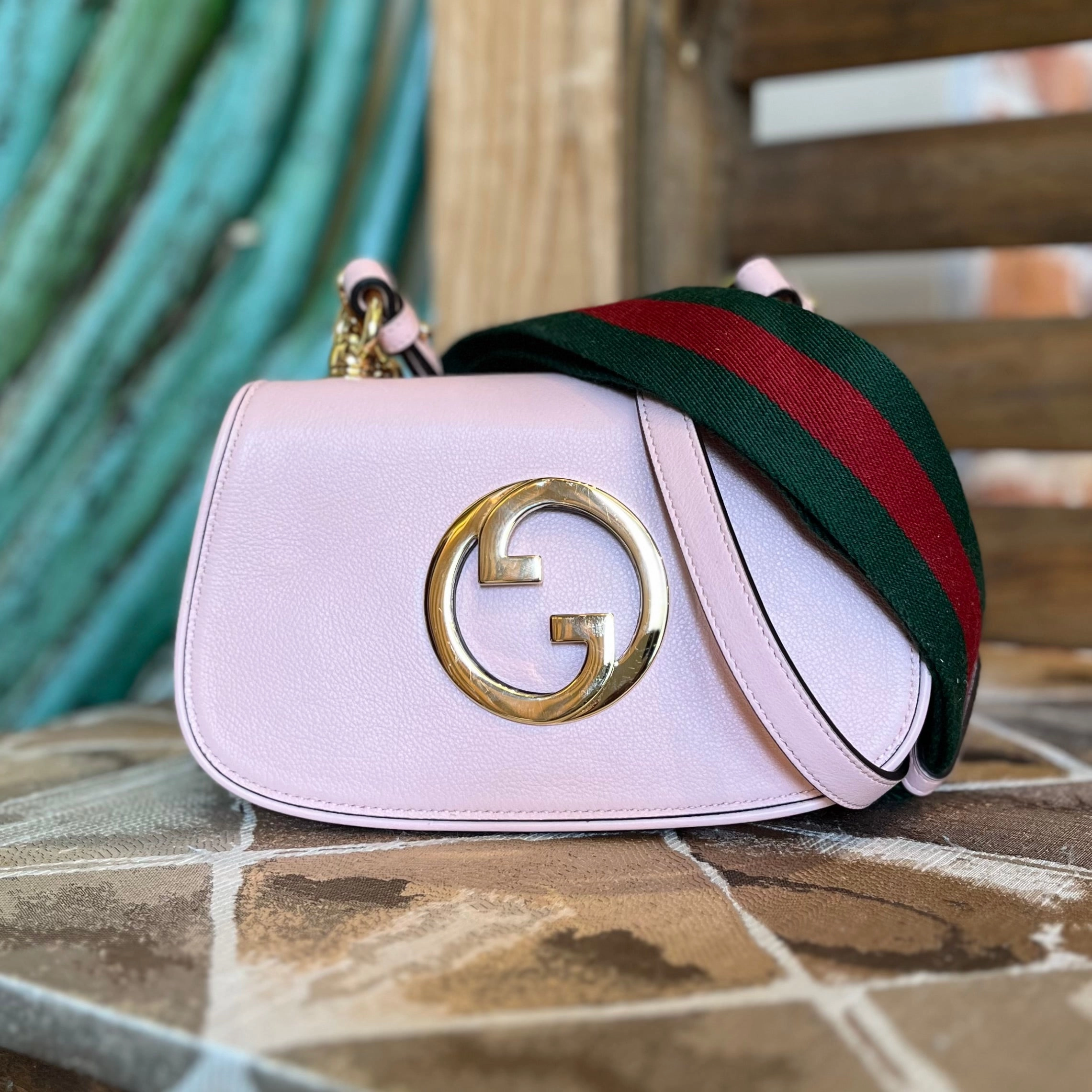 GUCCI Blondie Mini Roxy Calfskin Shoulder Bag