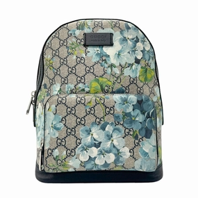 Gucci  blue Navy Gg Supreme Backpack (Pre-Owned)