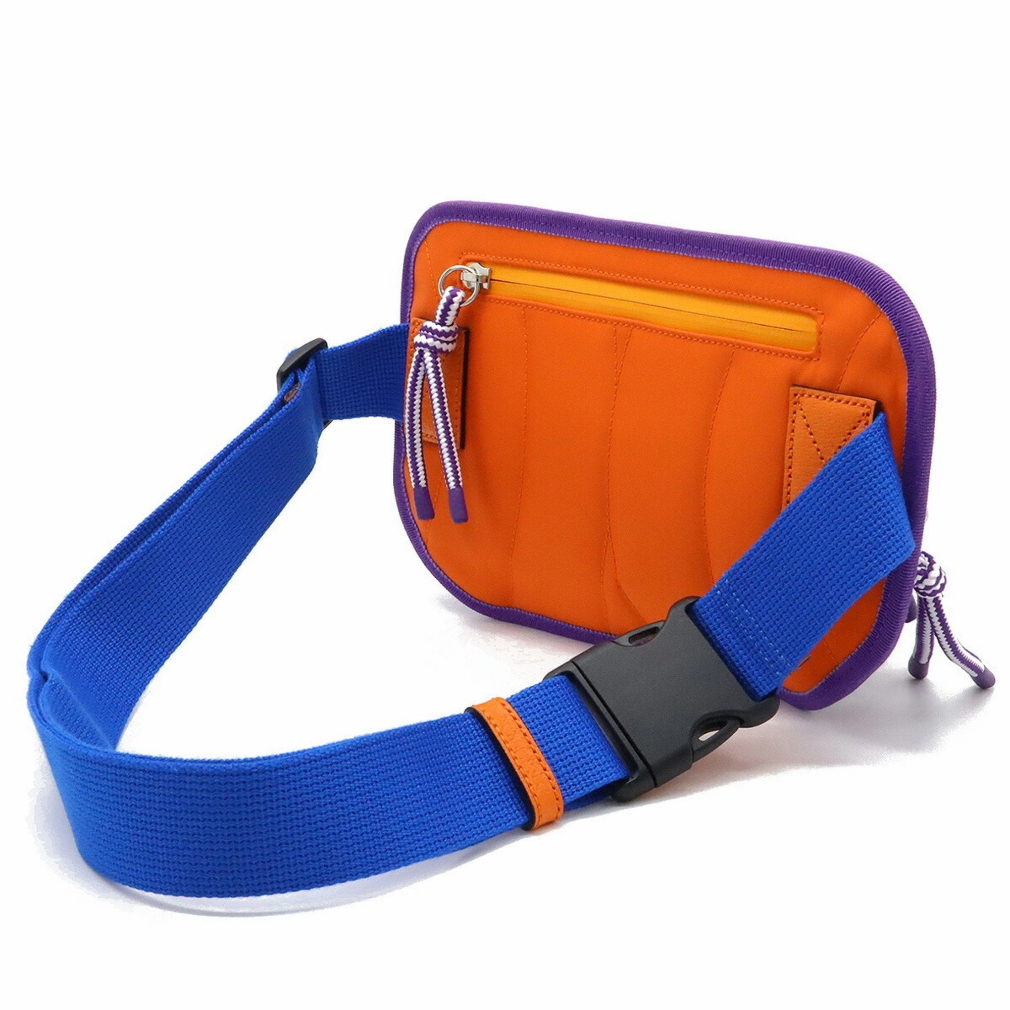 Gucci blue  Nylon Jacquard Rubber Fanny Pack (Pre-Owned)