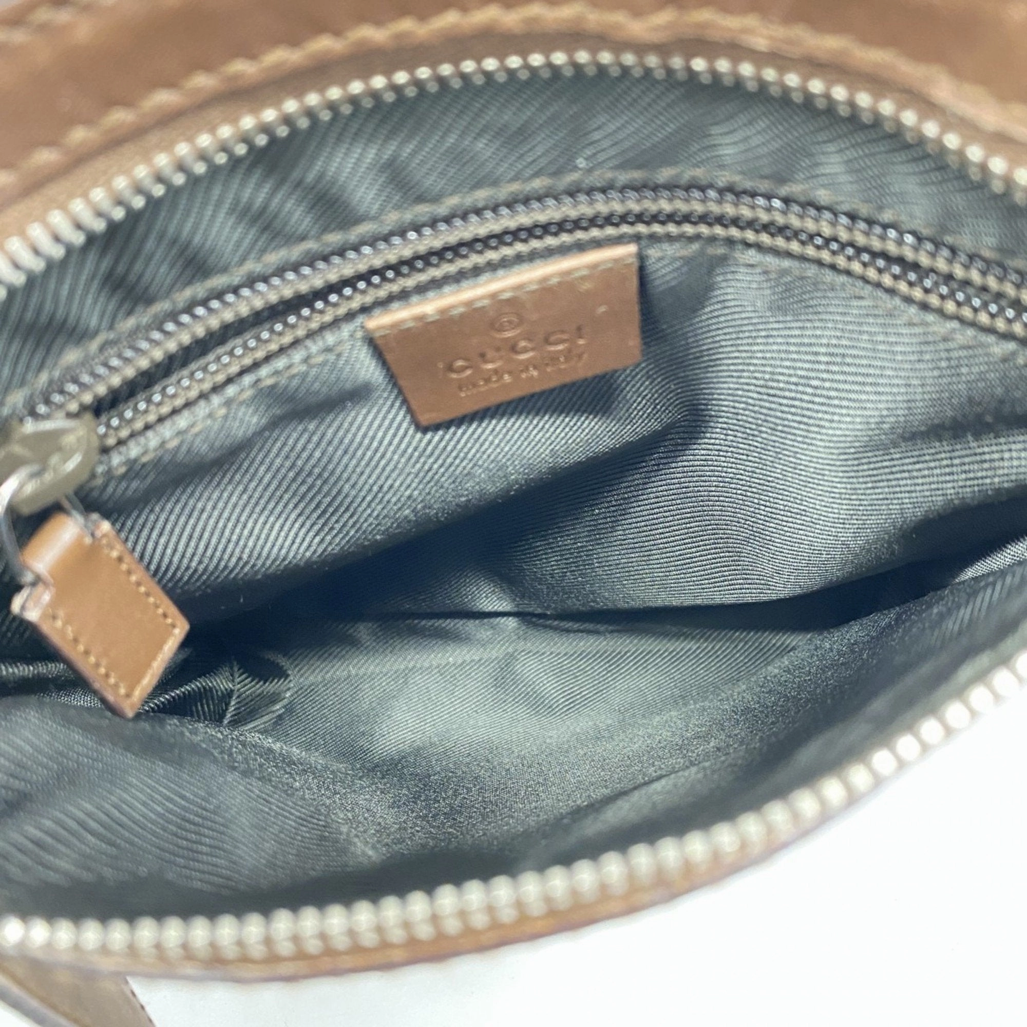 Gucci Brown Canvas Shoulder Bag ()