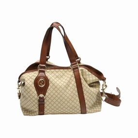 Gucci Brown Canvas Shoulder Bag Tote Bag ()