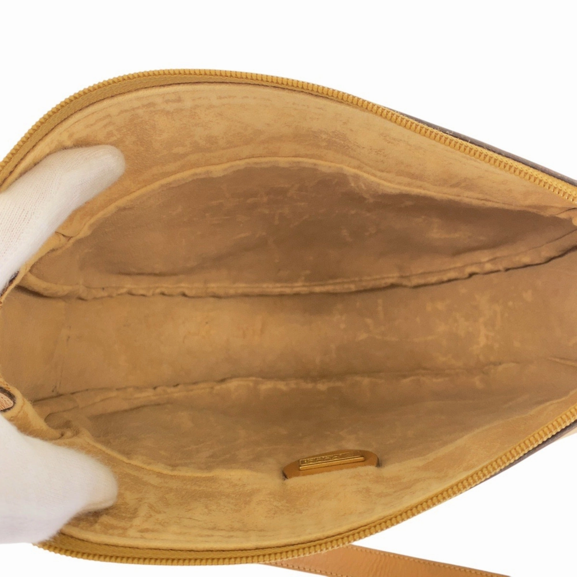 Gucci Brown Gg Supreme Leather Pochette Shoulder Bag ()