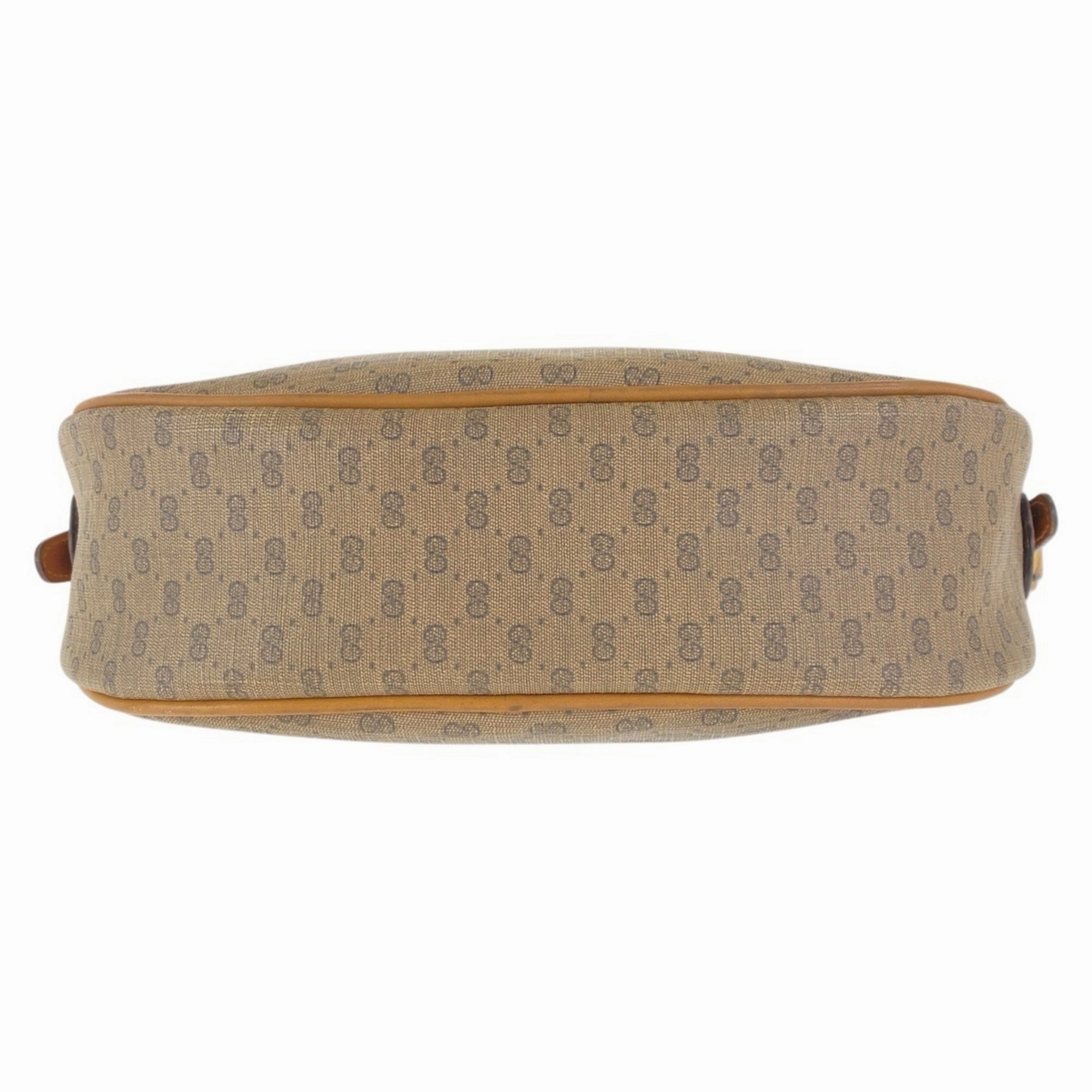 Gucci Brown Gg Supreme Leather Pochette Shoulder Bag ()