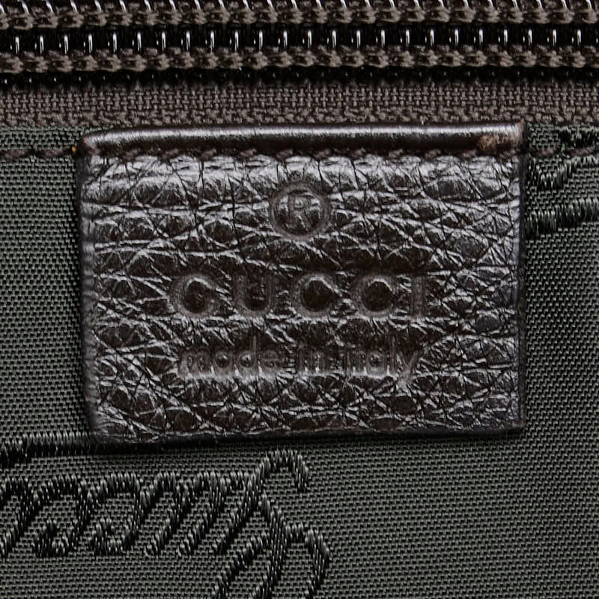 Gucci Brown Leather Shoulder Bag ()
