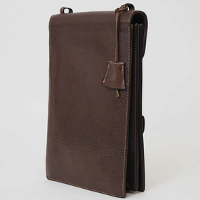Gucci Brown Leather Shoulder Bag ()