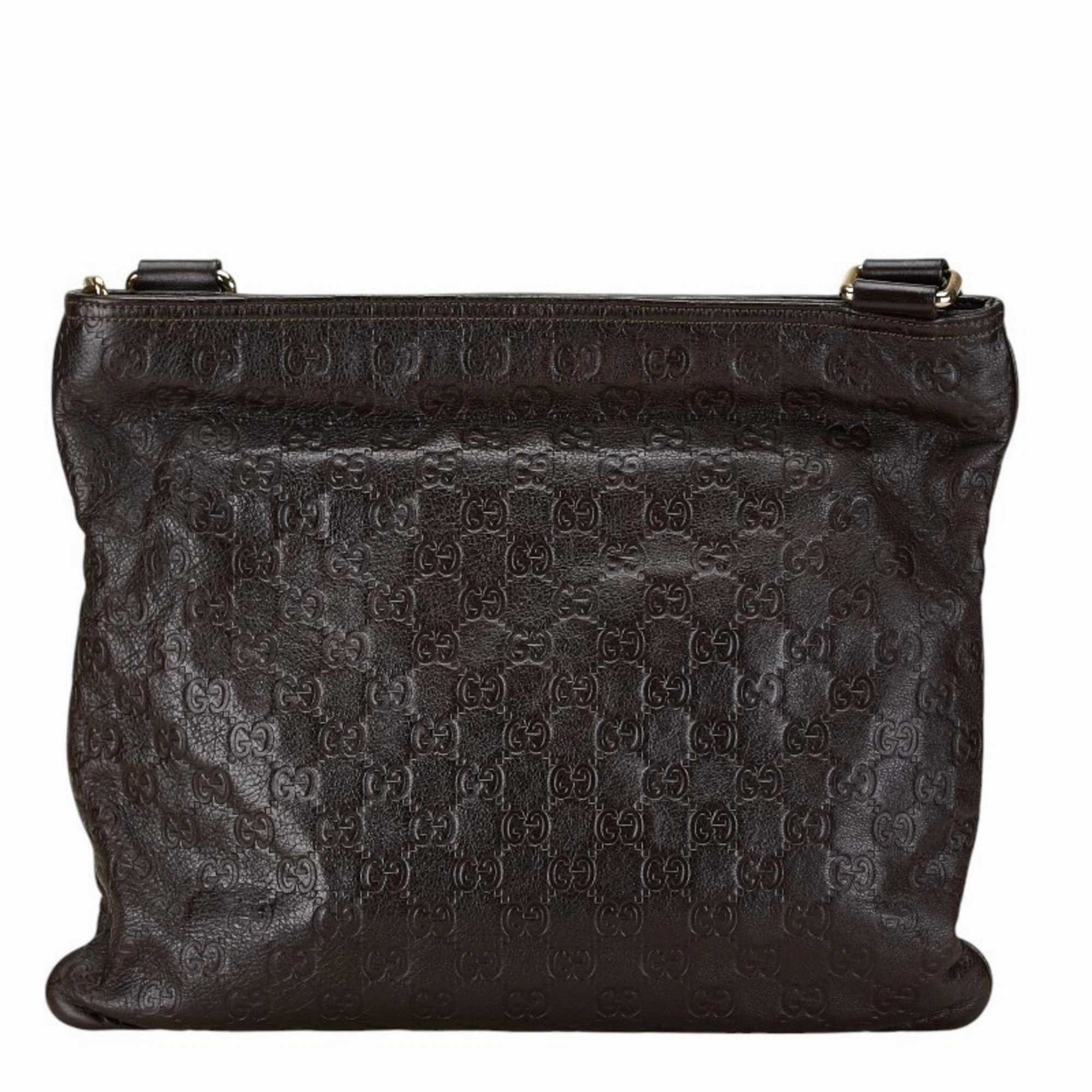 Gucci Brown Leather Shoulder Bag ()