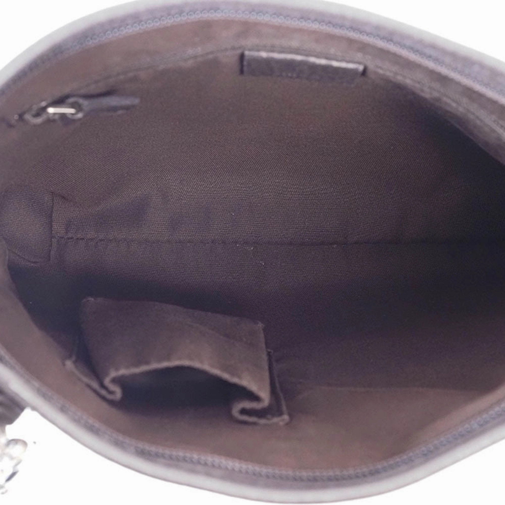 Gucci Brown Nylon Leather Shoulder Bag ()