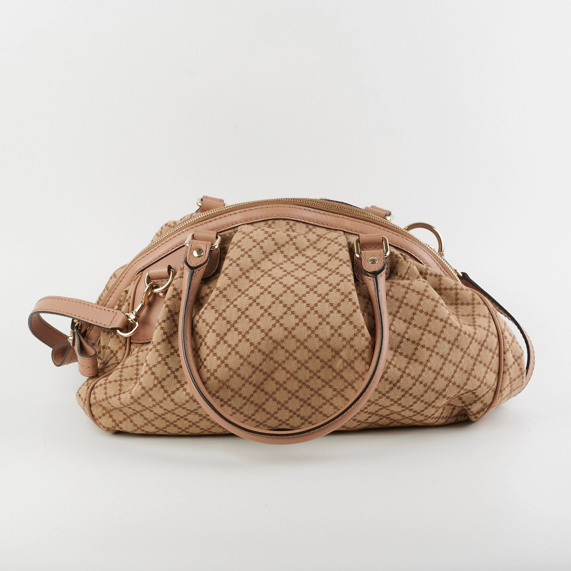 Gucci Brown/Pink Tote Bag