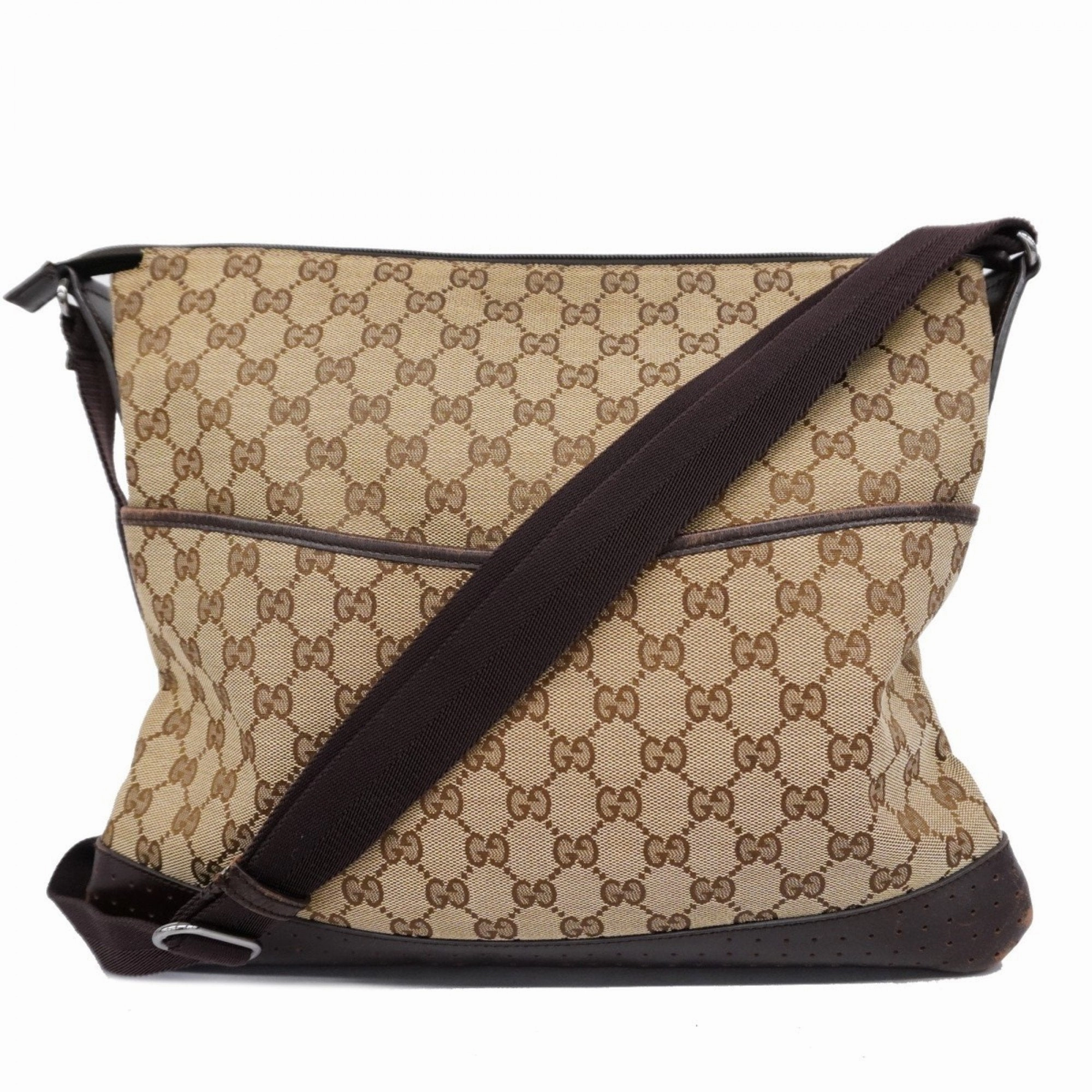 Gucci  Canvas Shoulder Bag (Pre-Owned)