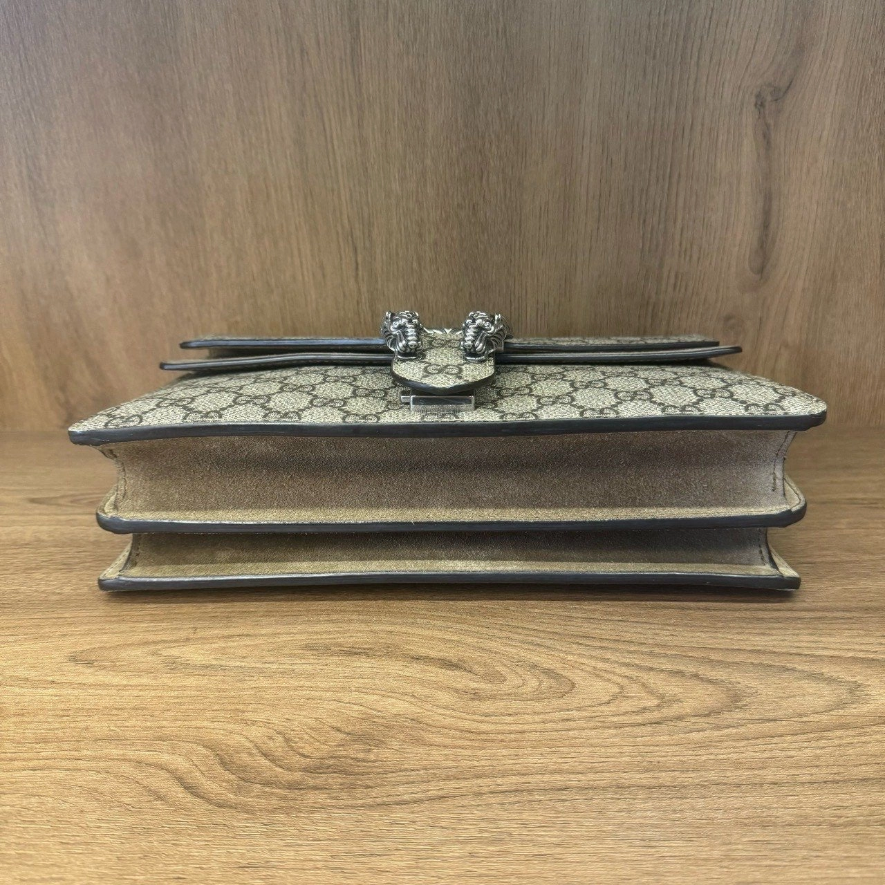 Gucci Dionysus Beige GG Canvas Shoulder Bag Small