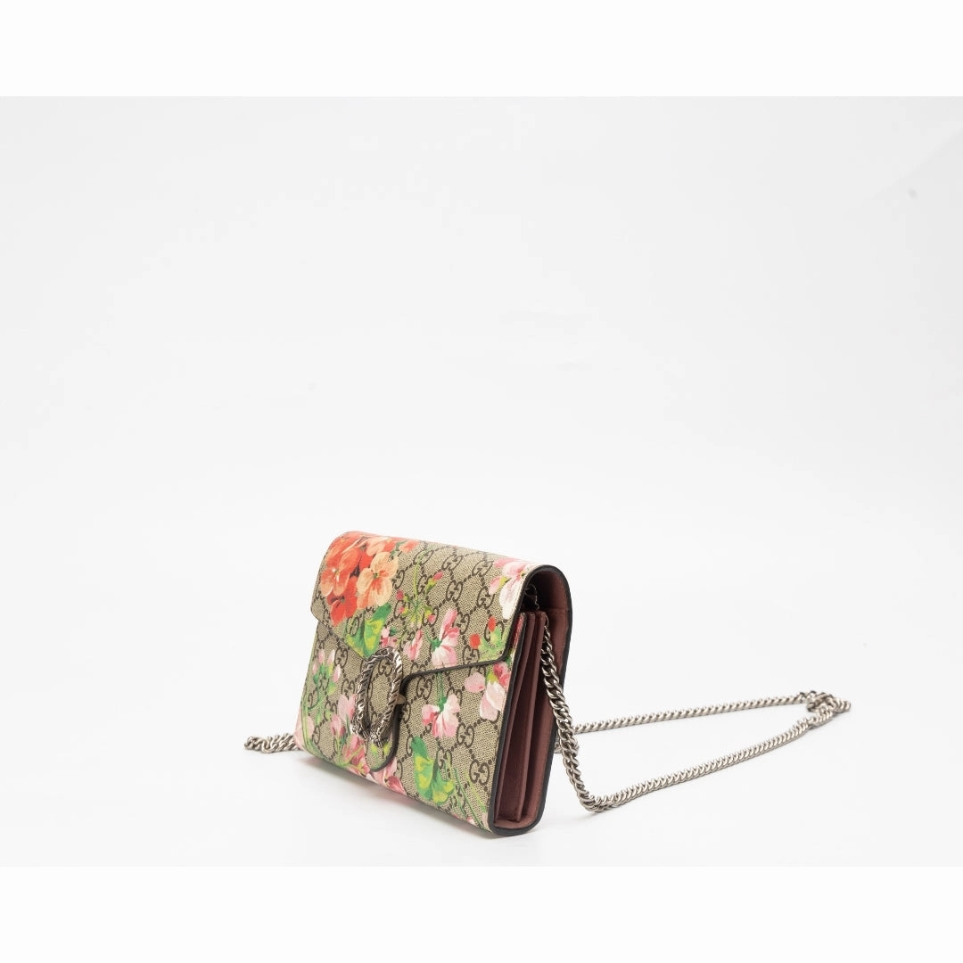 Gucci Dionysus Blooms Print Mini Chain Bag