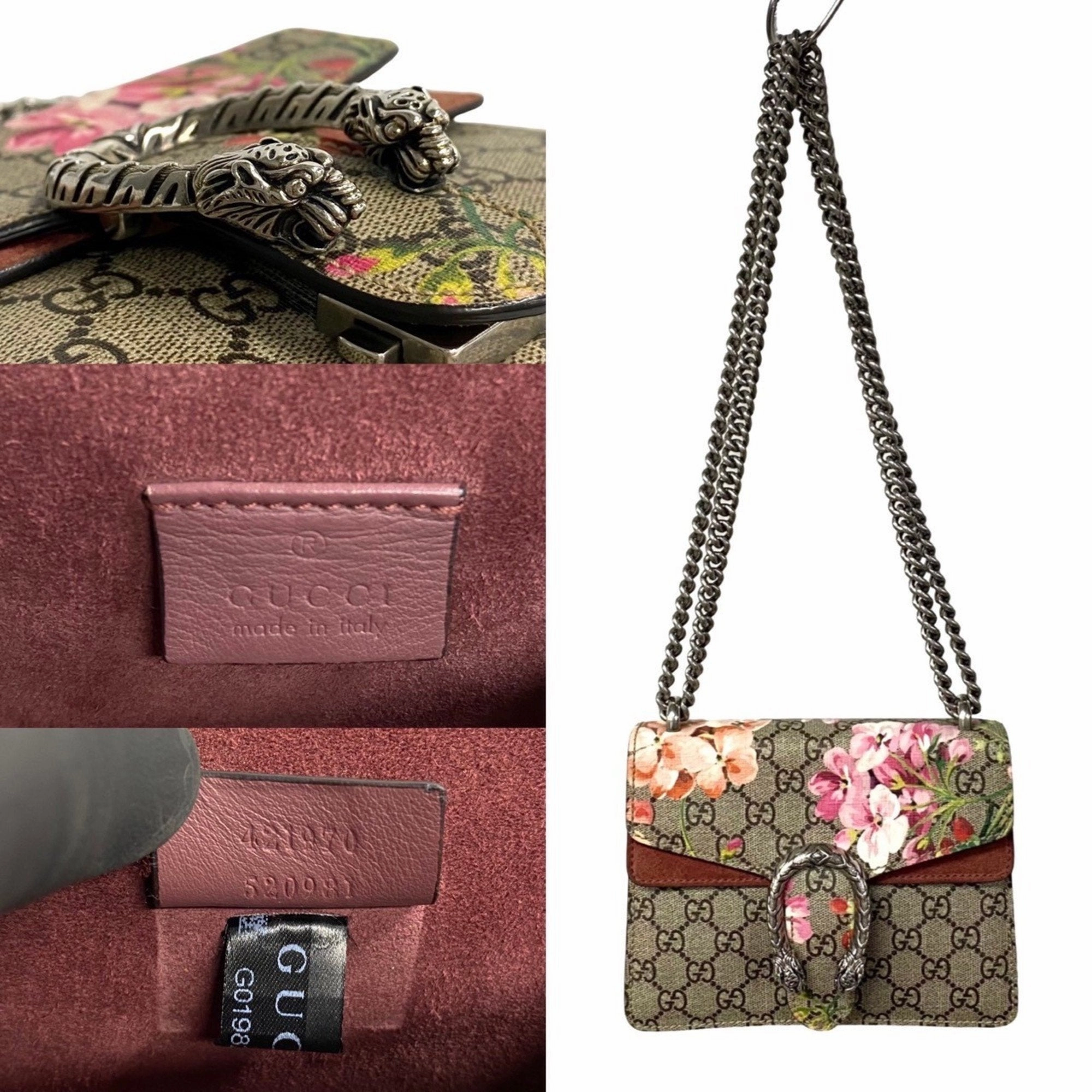 Gucci Dionysus  Canvas Shoulder Bag ()