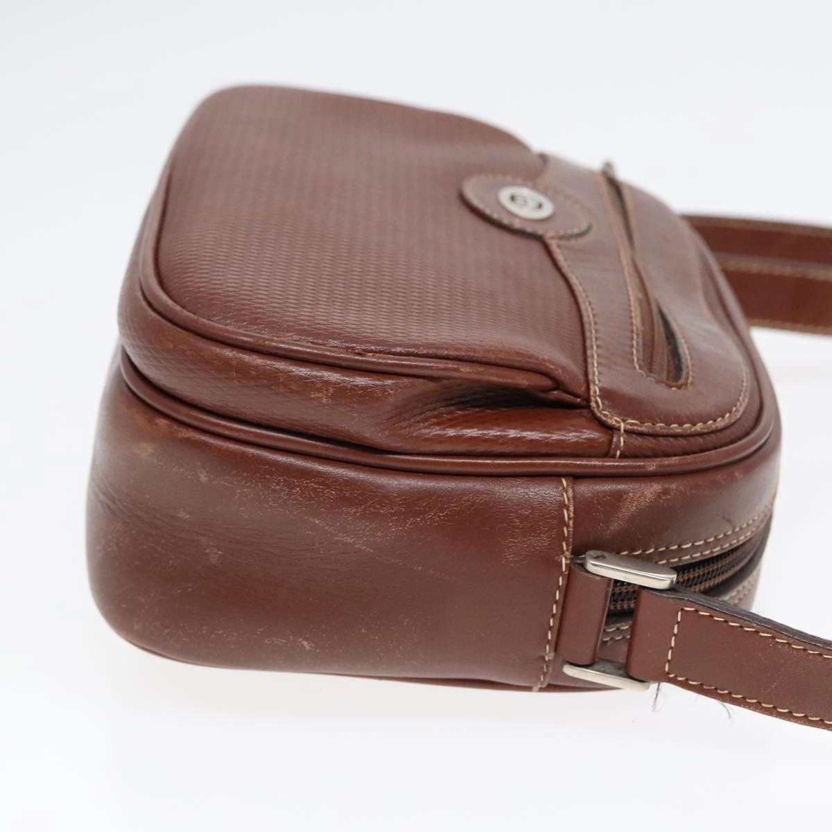 Gucci Double G  Leather Shoulder Bag