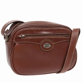 Gucci Double G  Leather Shoulder Bag