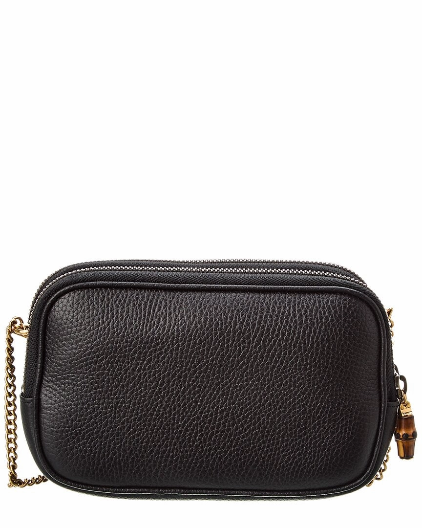 Gucci Double G Super Mini Leather Crossbody