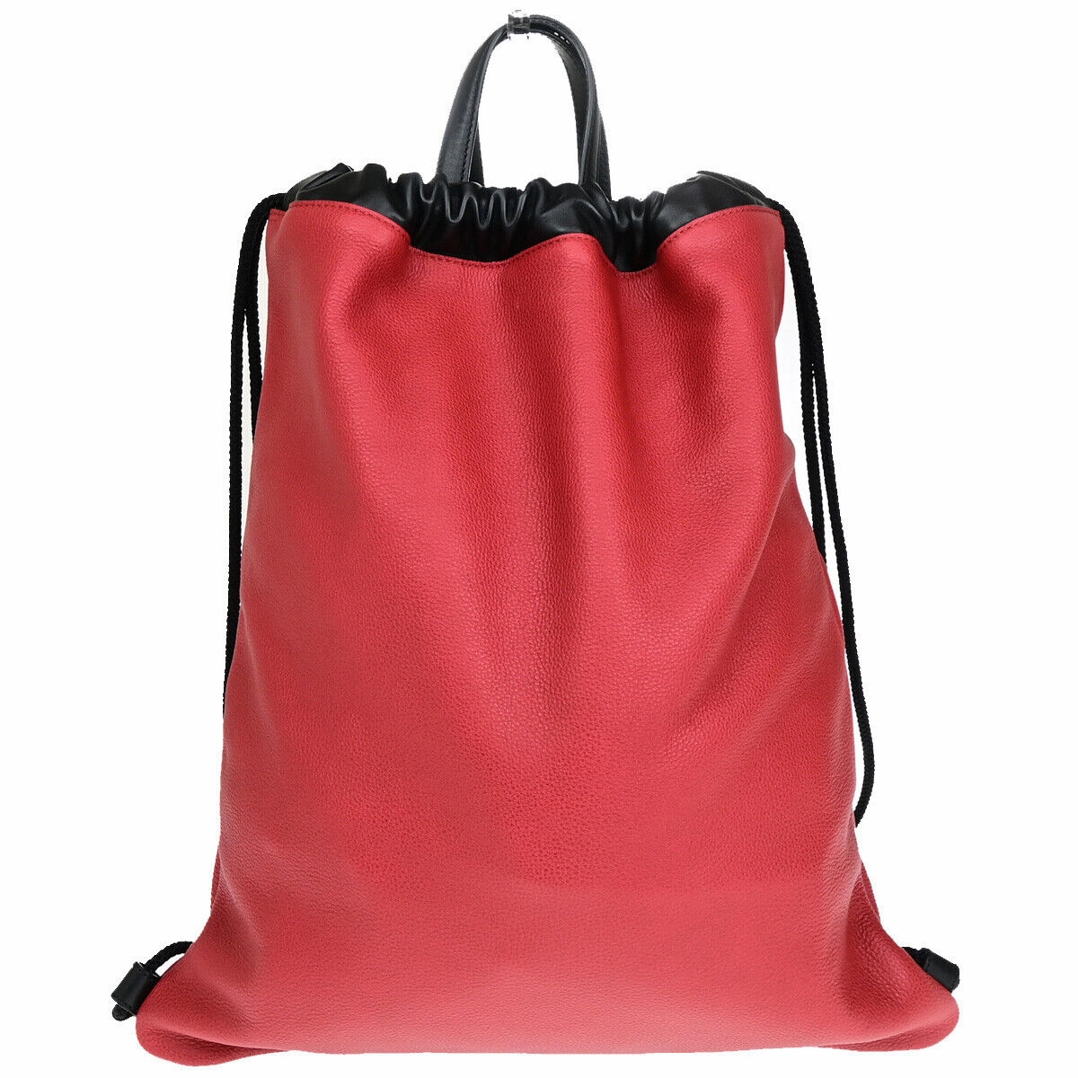 Gucci Drawstring  Leather Backpack Bag ()