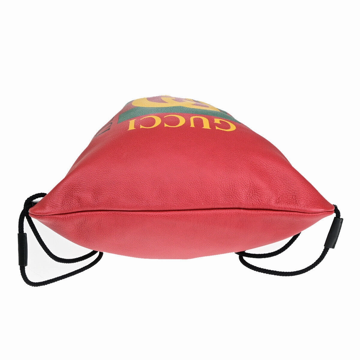 Gucci Drawstring  Leather Backpack Bag ()