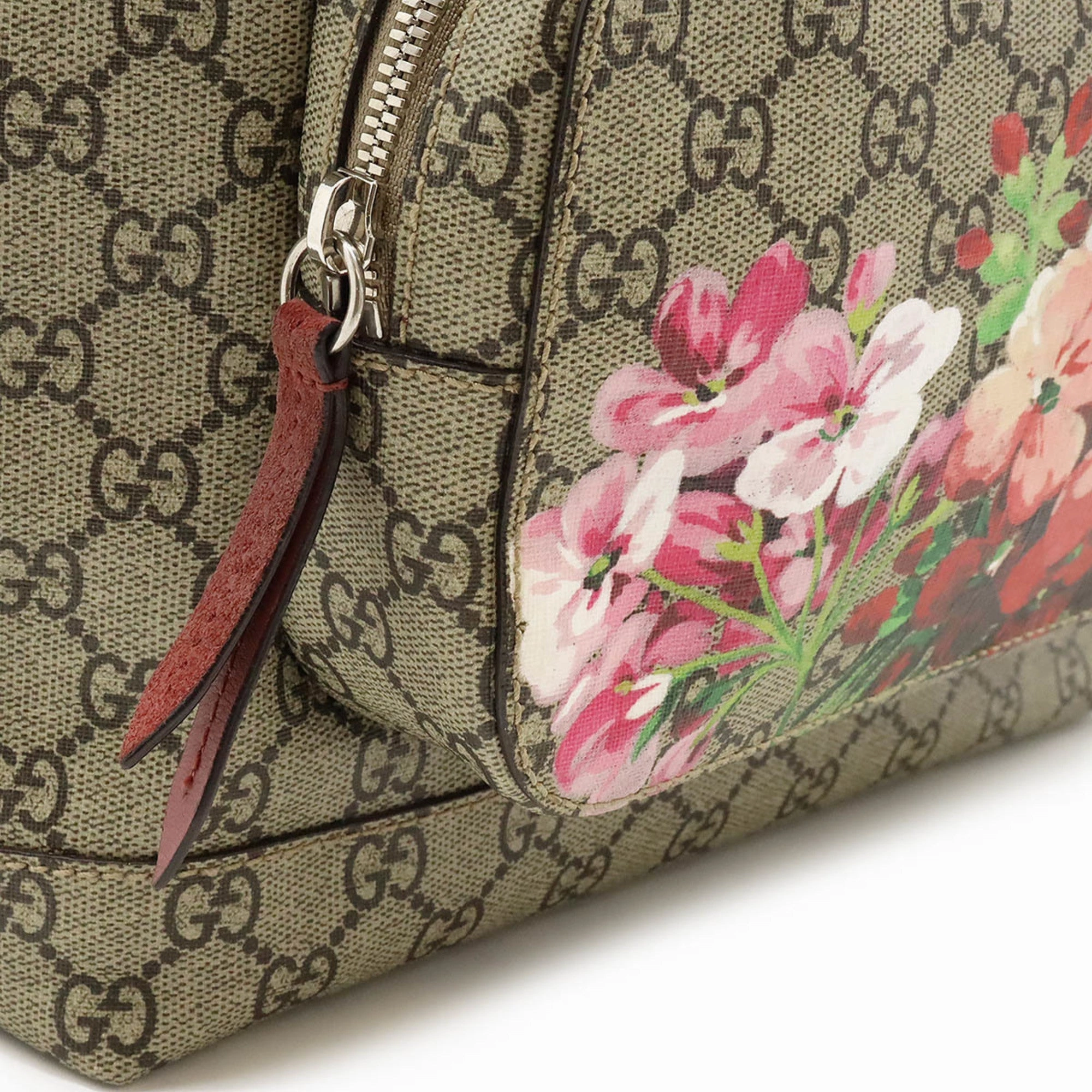 Gucci Gg Blooms  pink-Color pink Gg Supreme Backpack (Pre-Owned)