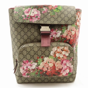 Gucci Gg Blooms  pink-Color pink Gg Supreme Backpack (Pre-Owned)