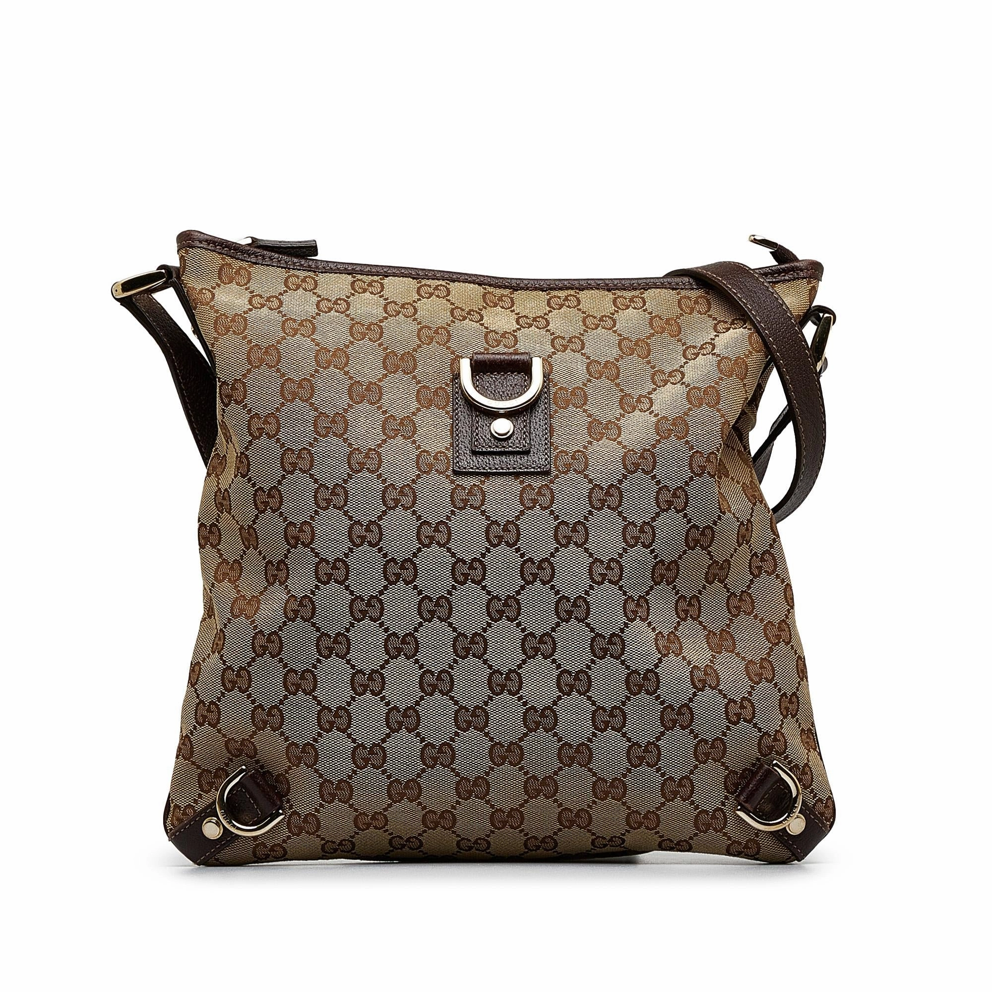 Gucci GG Canvas Abbey D-Ring Crossbody Bag (SHG-2oAKrR)