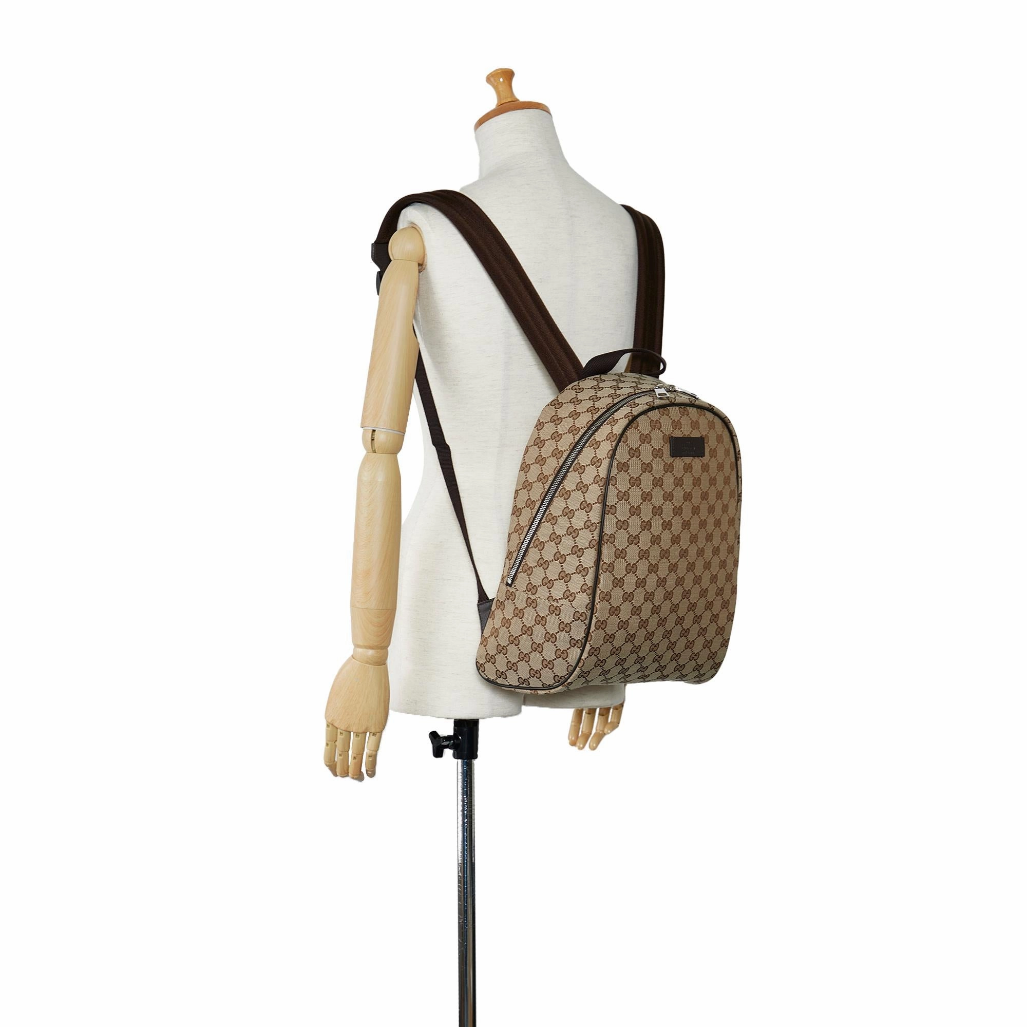 Gucci GG Canvas Backpack (SHG-sPLDgY)