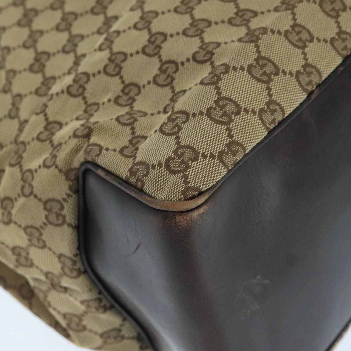 Gucci Gg Canvas Beige Canvas Shoulder Bag ()