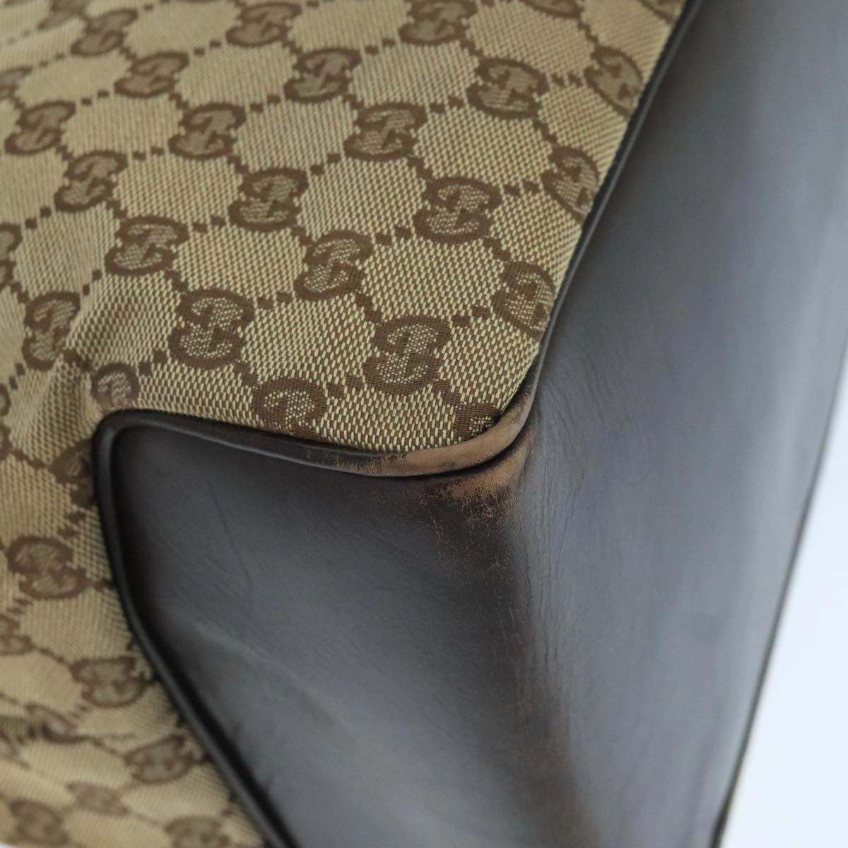 Gucci Gg Canvas Beige Canvas Shoulder Bag ()