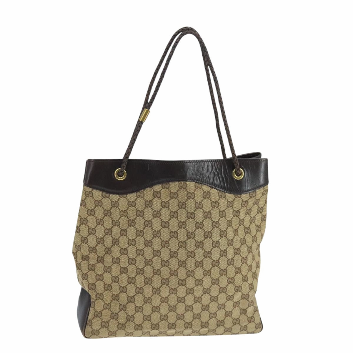 Gucci Gg Canvas Beige Canvas Shoulder Bag ()