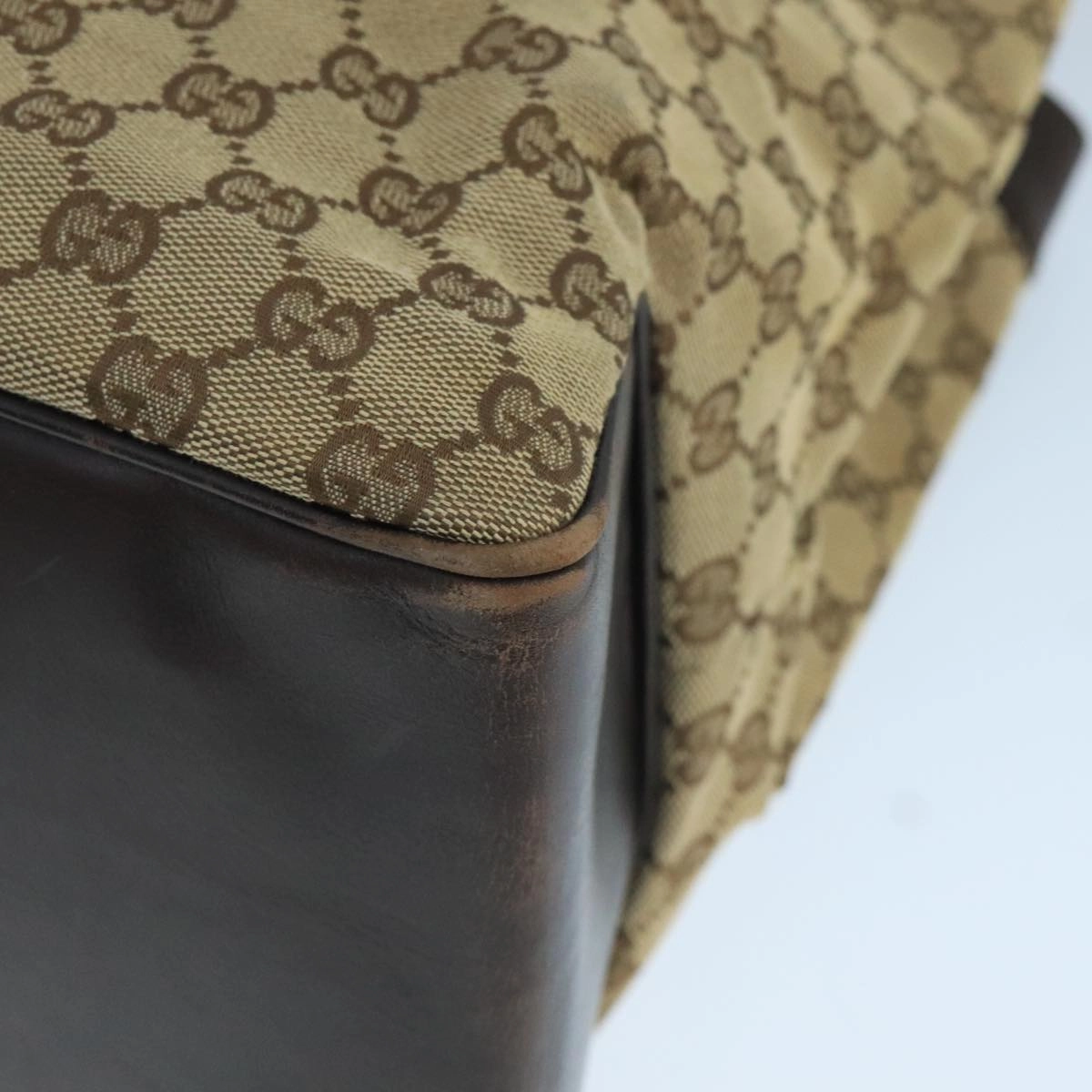 Gucci Gg Canvas Beige Canvas Shoulder Bag ()