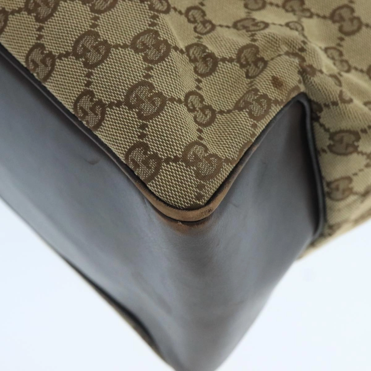 Gucci Gg Canvas Beige Canvas Shoulder Bag ()