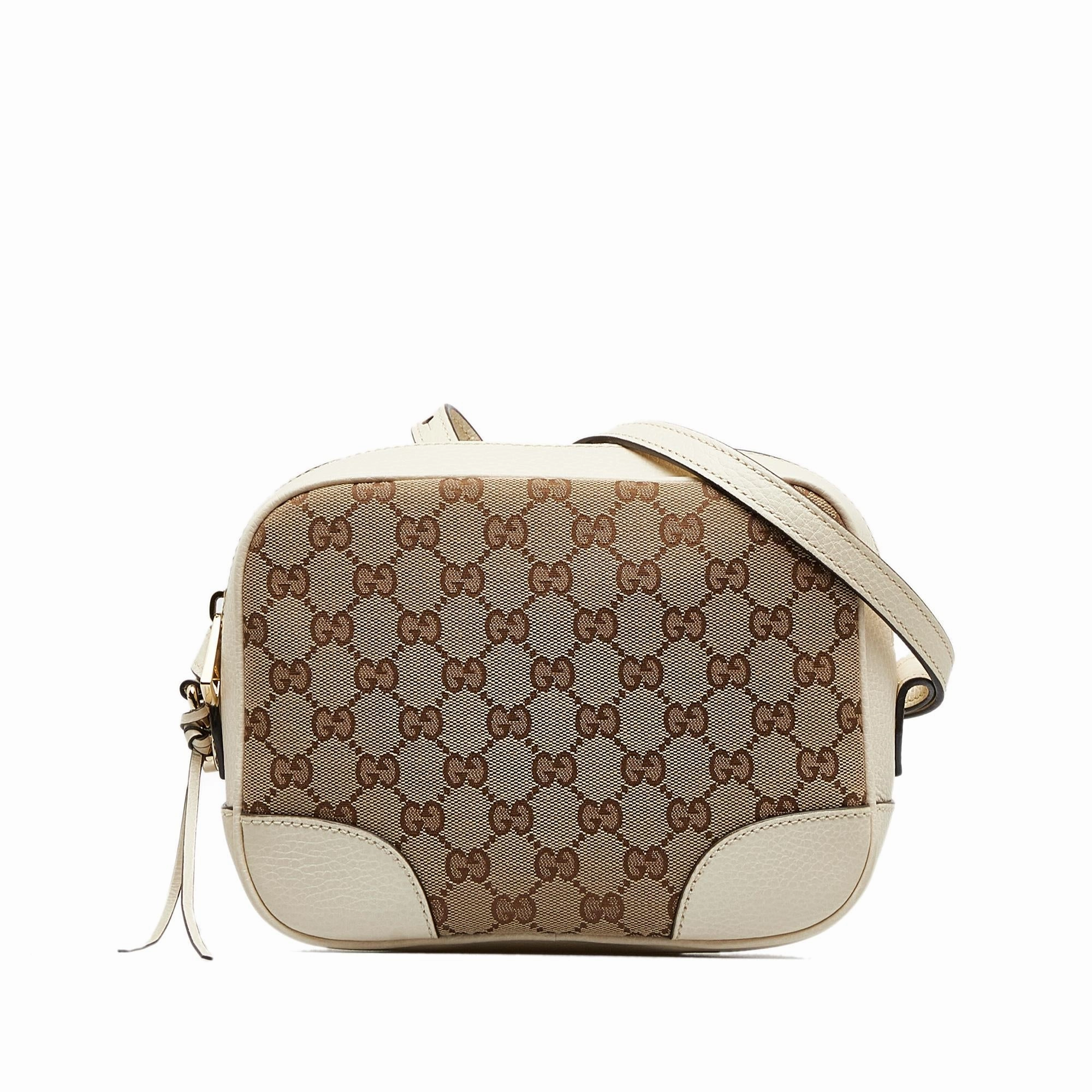 Gucci GG Canvas Bree Crossbody Bag (SHG-76hE2P)