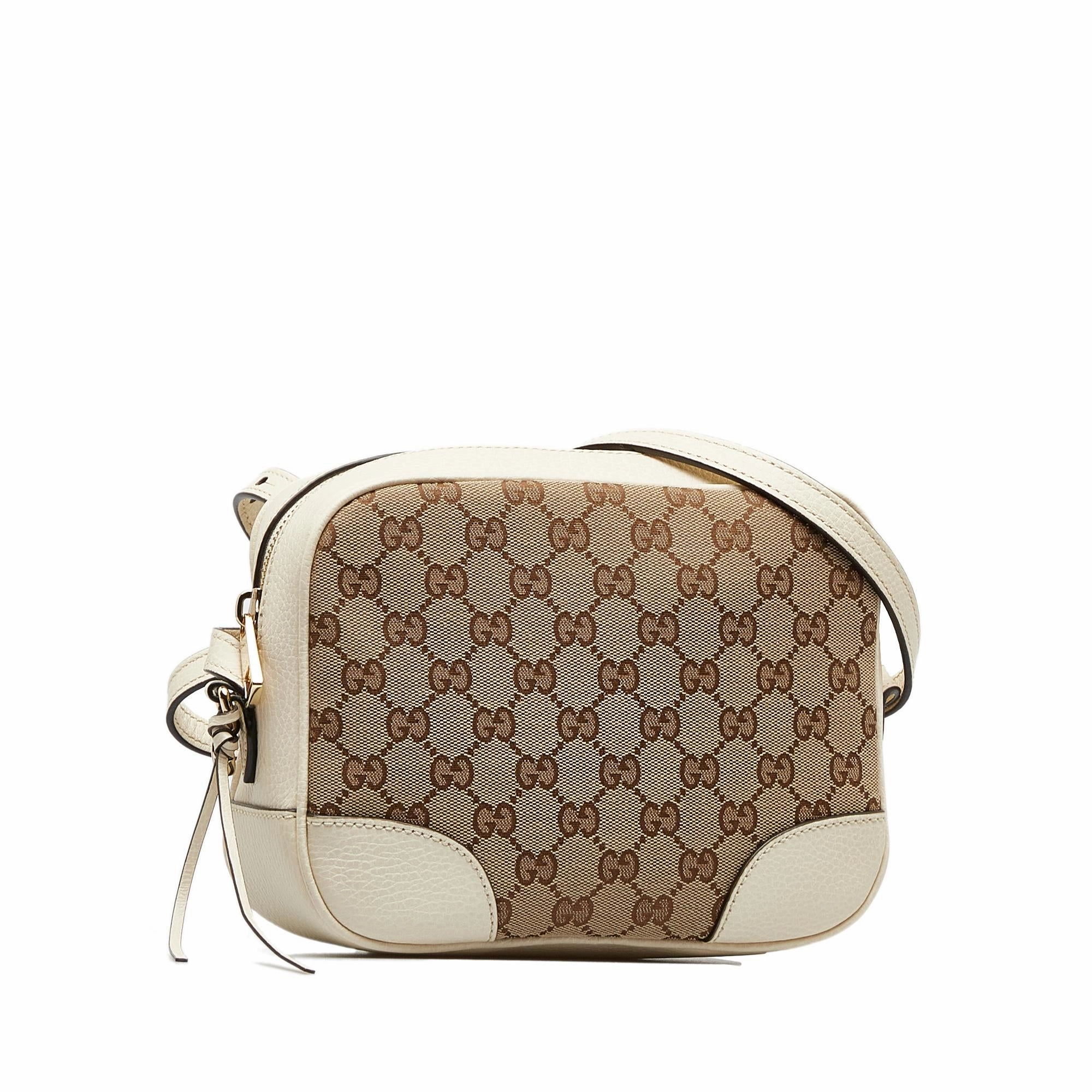 Gucci GG Canvas Bree Crossbody Bag (SHG-76hE2P)