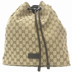Gucci Gg Canvas  Canvas Backpack Bag ()