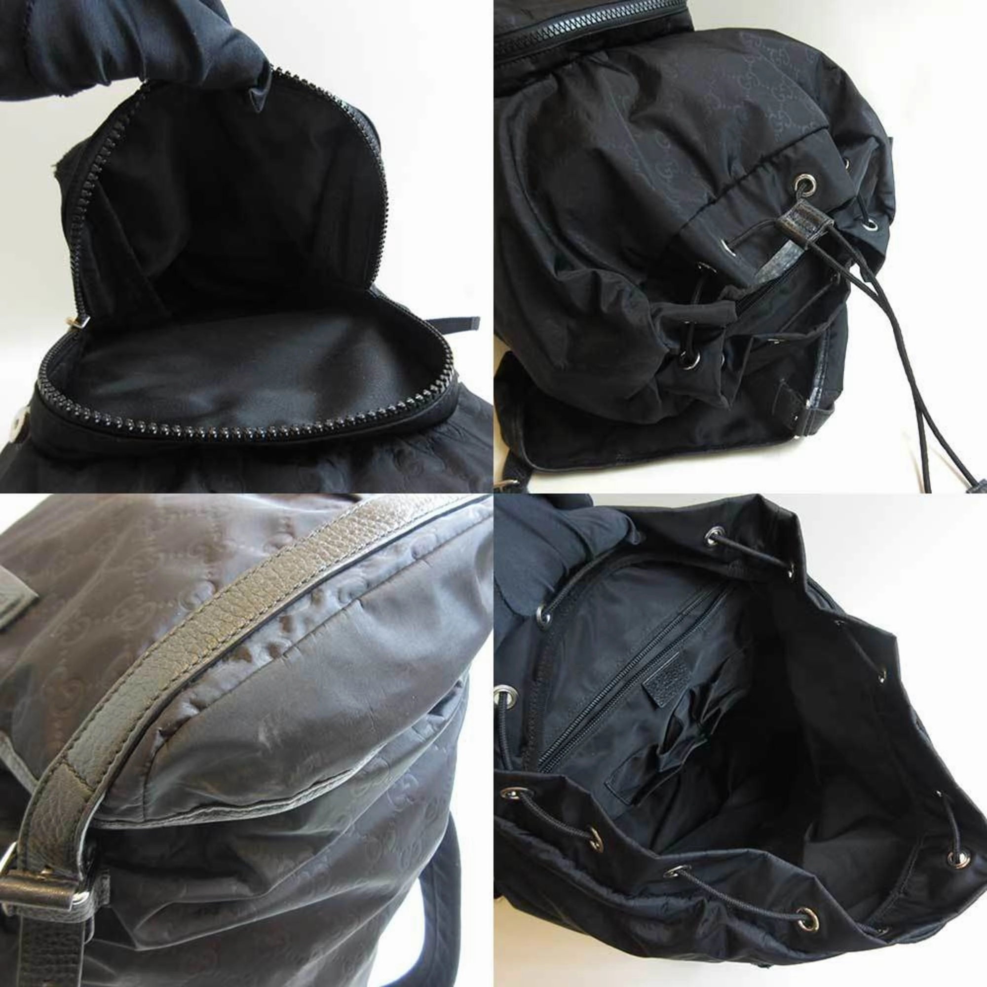 Gucci Gg Canvas  Canvas Backpack Bag ()