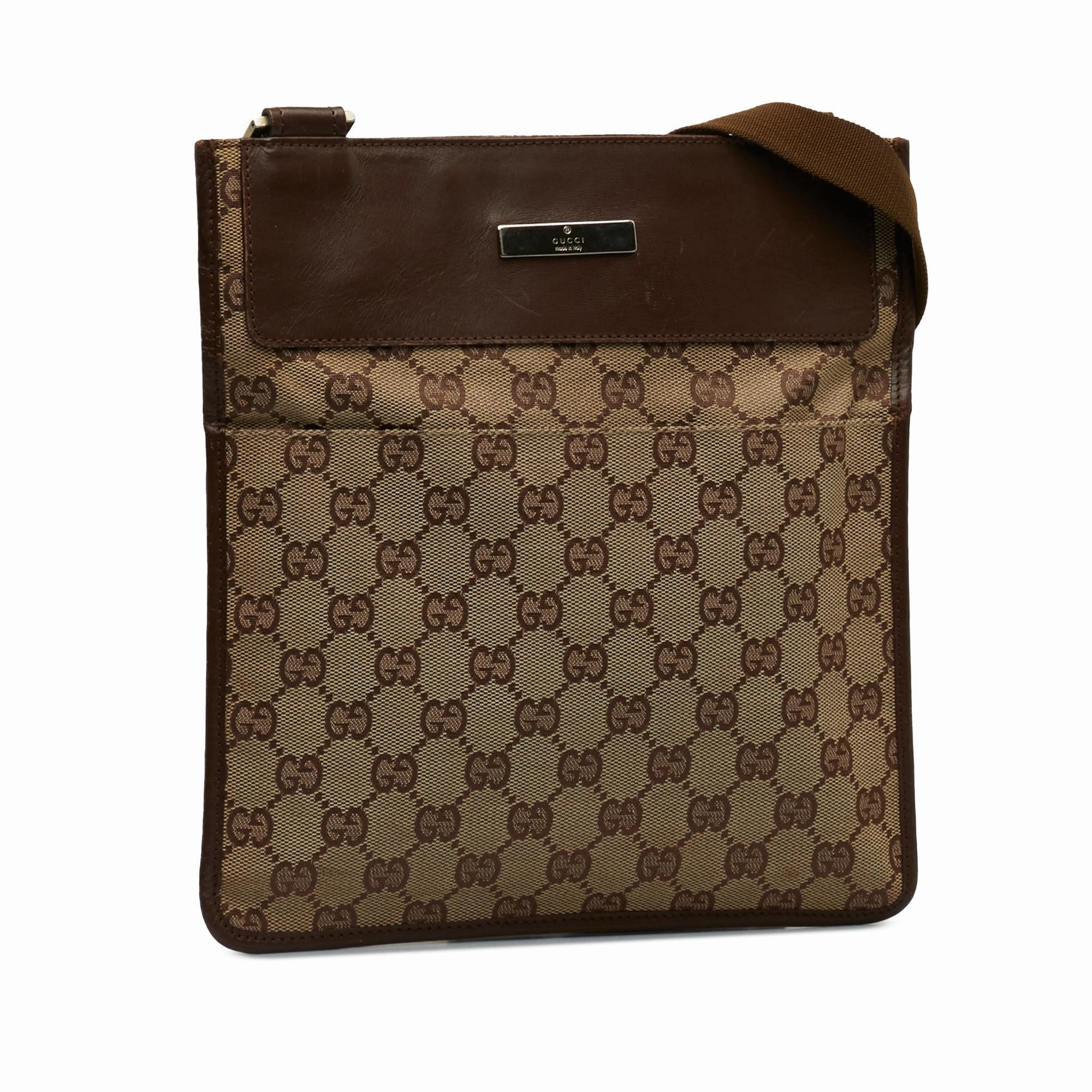 Gucci GG Canvas Crossbody Bag (SHG-XBjUiA)