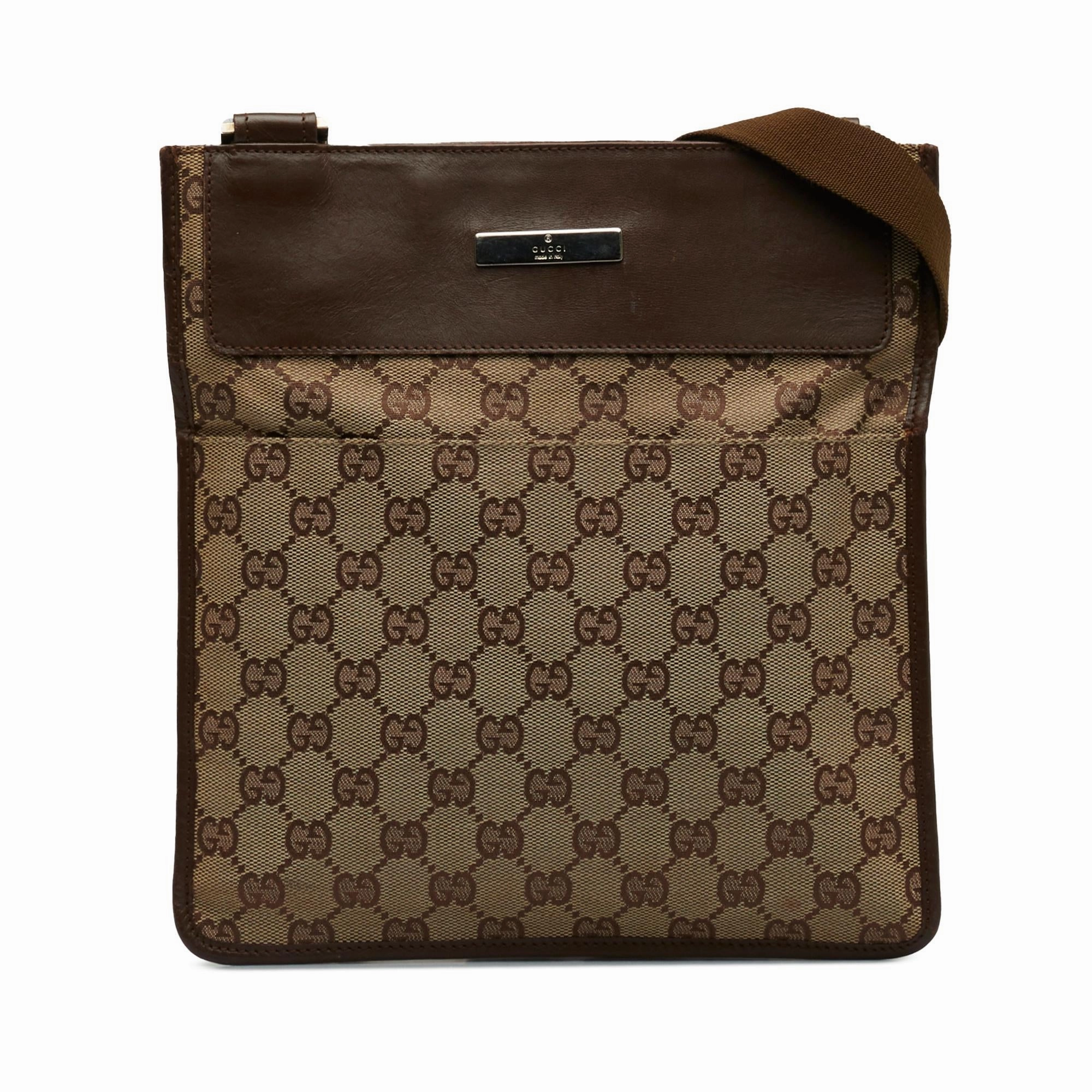 Gucci GG Canvas Crossbody Bag (SHG-XBjUiA)
