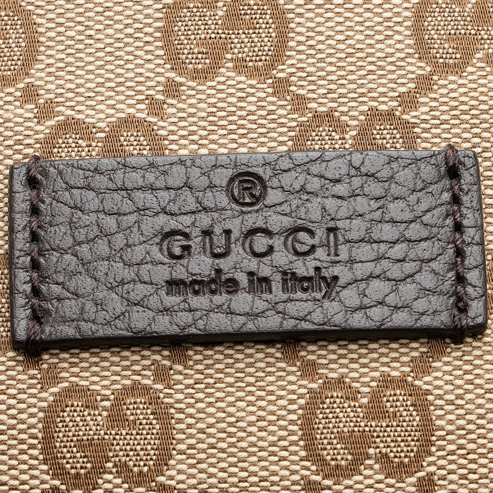 Gucci GG Canvas Drawstring Backpack (SHF-20580)