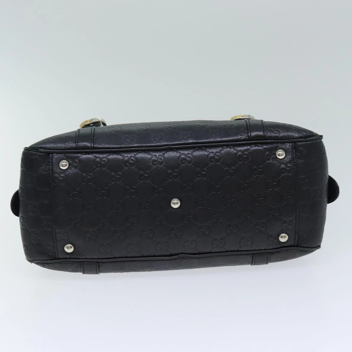 GUCCI GG Canvas Guccissima Shoulder Bag Black 232958  78490