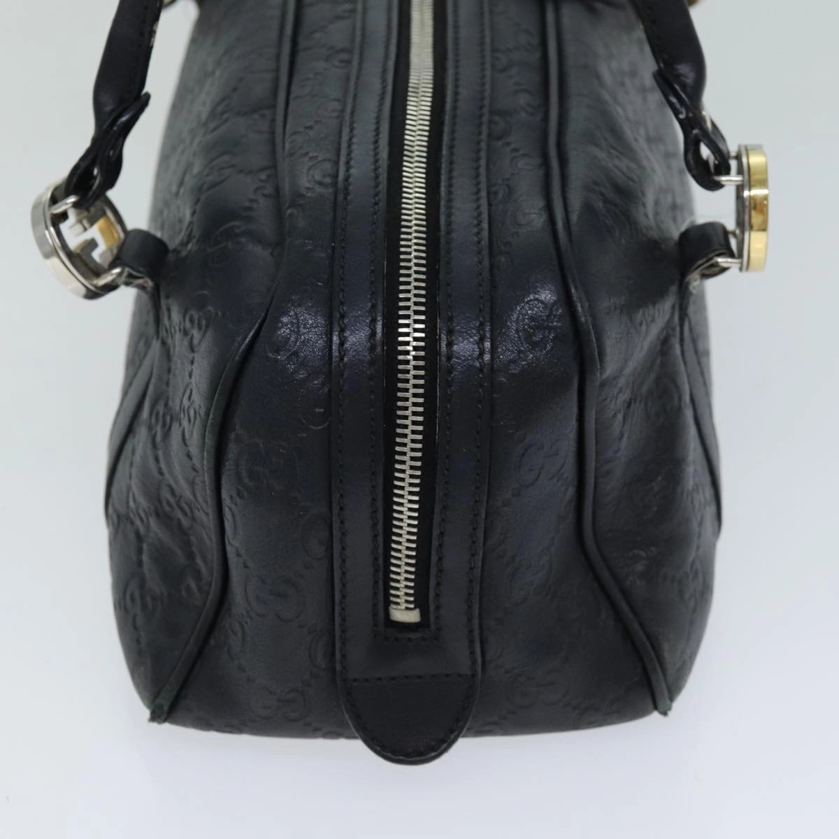 GUCCI GG Canvas Guccissima Shoulder Bag Black 232958  78490