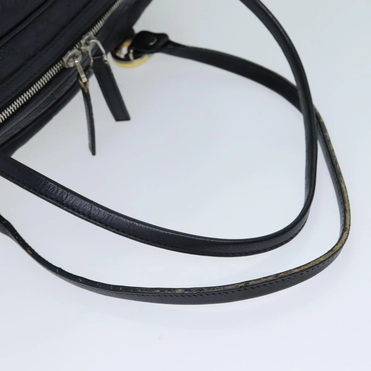 GUCCI GG Canvas Guccissima Shoulder Bag Black 232958  78490