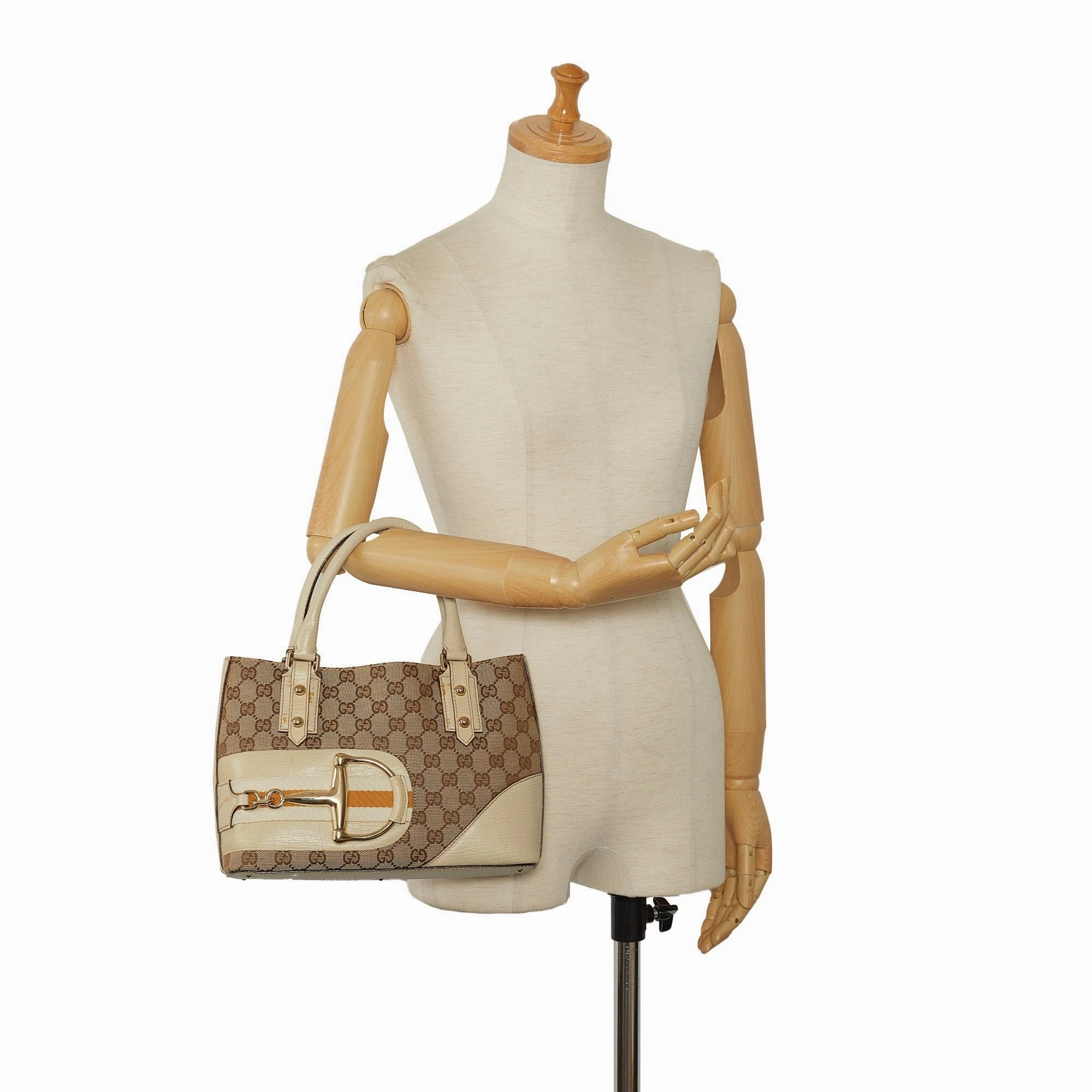 Gucci GG Canvas Hasler Web Shoulder Bag (SHG-gXgbJg)