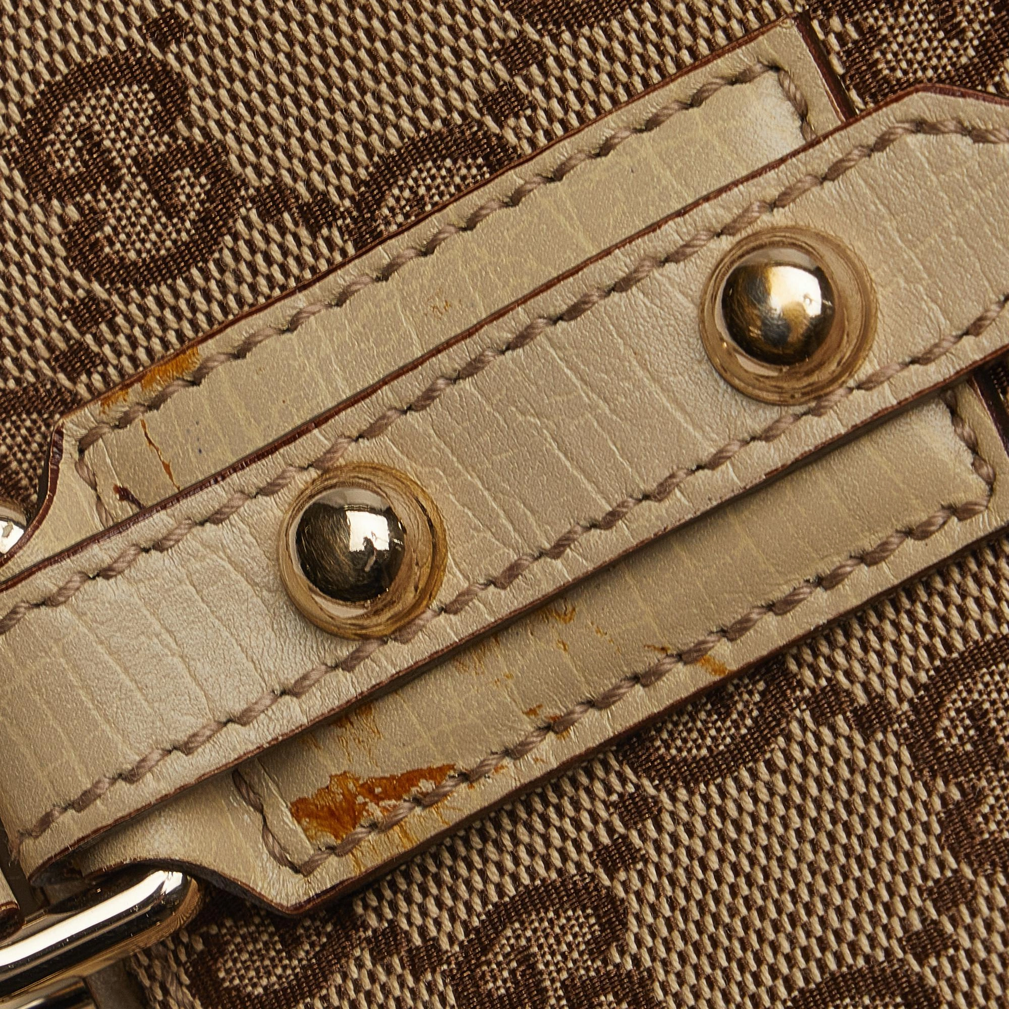 Gucci GG Canvas Hasler Web Shoulder Bag (SHG-gXgbJg)
