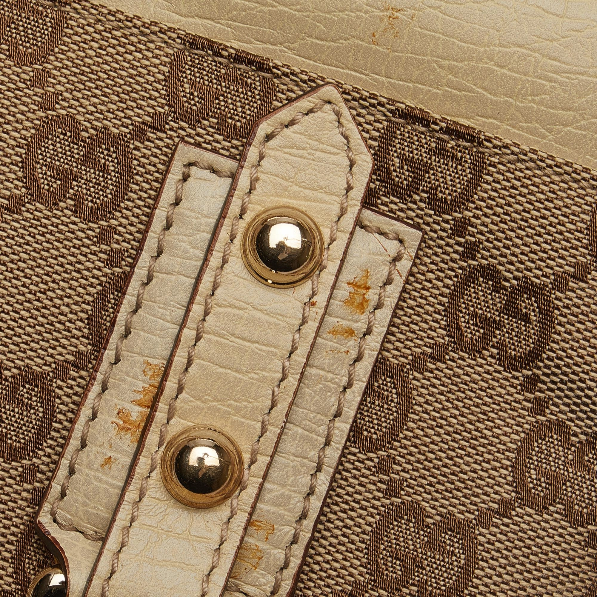 Gucci GG Canvas Hasler Web Shoulder Bag (SHG-gXgbJg)