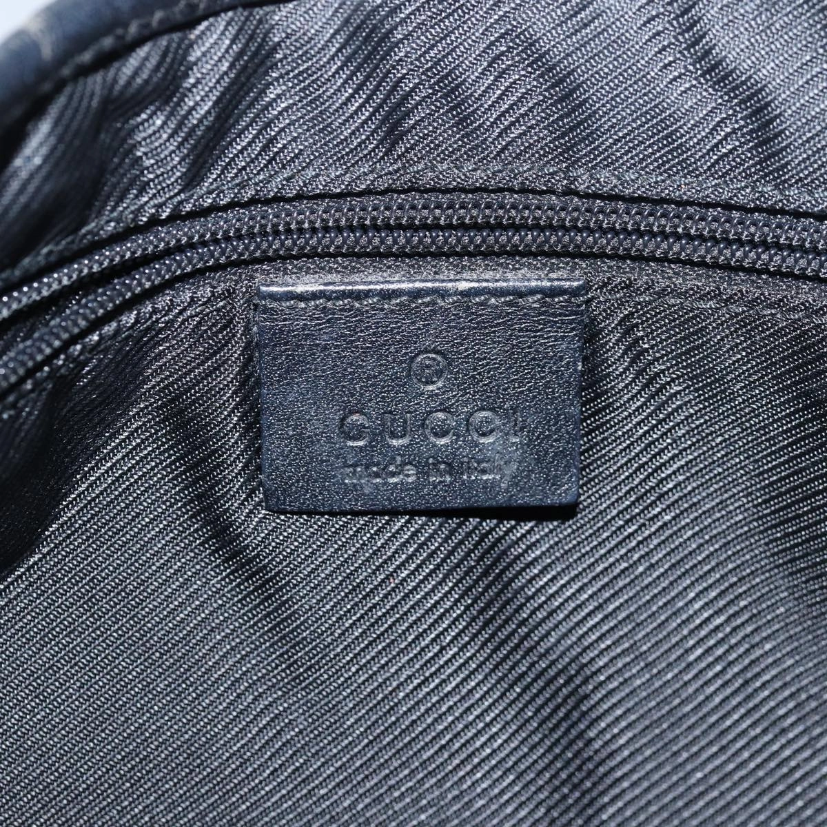 GUCCI GG Canvas Jackie Shoulder Bag Black 001 3306  80935