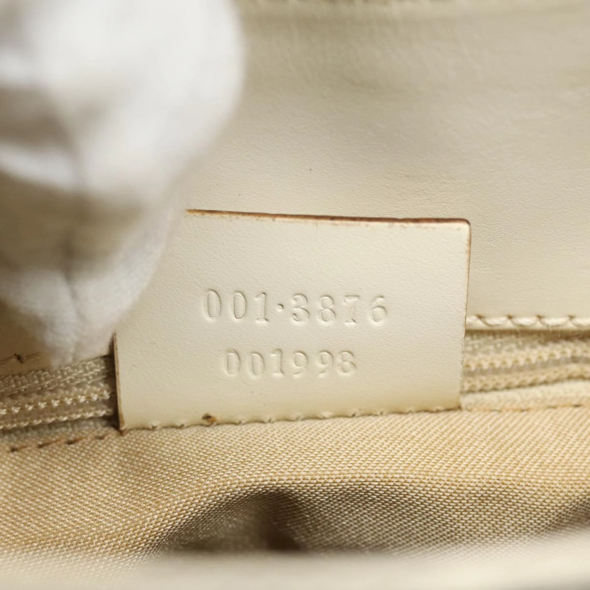 GUCCI GG Canvas Jackie Shoulder Bag White 001 3876  ep4890