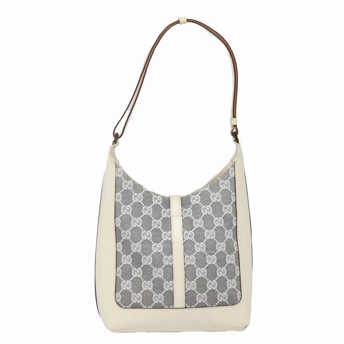 GUCCI GG Canvas Jackie Shoulder Bag White 001 3876  ep4890