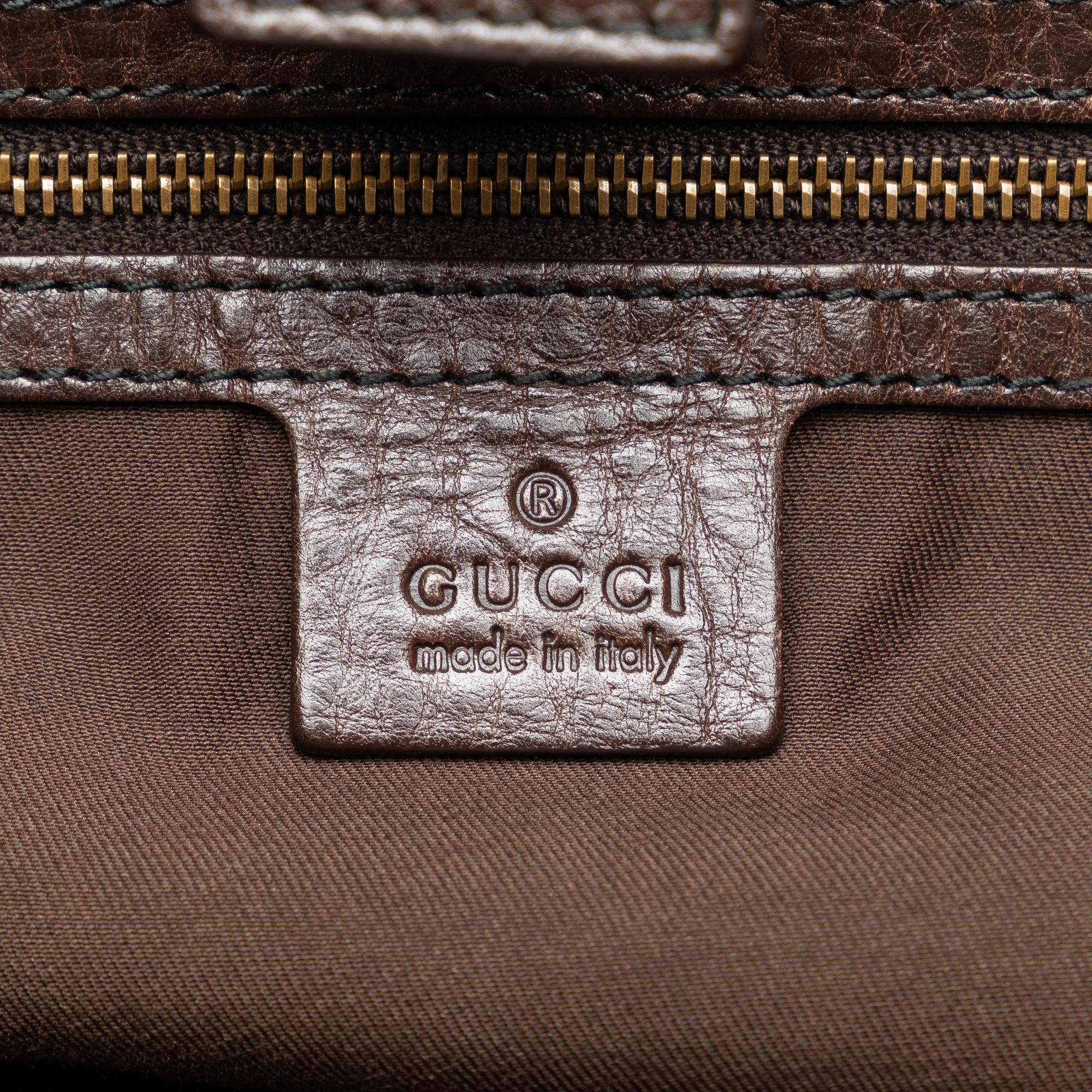 Gucci GG Canvas Jockey Shoulder Bag (SHG-CIMJ65)