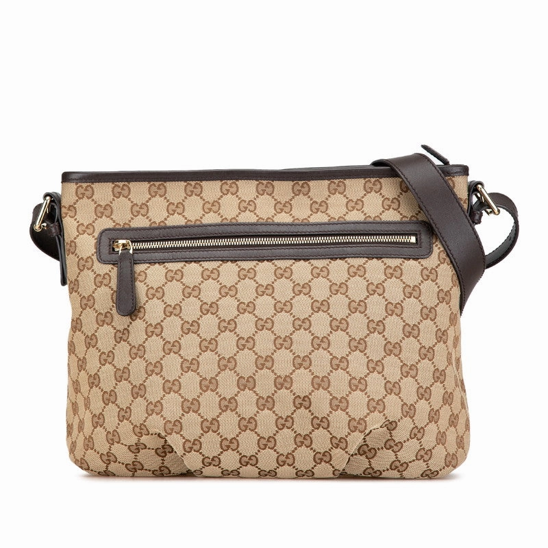 Gucci GG Canvas Leather Shoulder Bag 388930